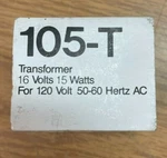 New Nutone 105-T Transformer 16 Volts IM-3003 IM-4006 IMA-4006. Fixed Price $34.95.