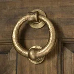 Signature Hardware 4-3/4" 4-1/4" Solid Bronze Deluxe Ring Door Knocker. Fixed Price $63.99.