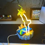 Electric Monster Style Wireless Charger With Led Light 3D Print Gift Gamer Decor. Fixed Price $99.95.