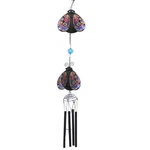 Evergreen 39.00IN Garden Friends Wind Chime, Metal, Stained Glass Outdoor. Fixed Price $37.99.