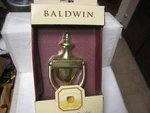 Baldwin Premium Colonial Brass Door Knocker New Box. Fixed Price $24.99.