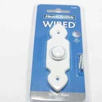Heath Zenith White Antique Metal/plastic Wired Chime Button Doorbell Push. Fixed Price $15.99.