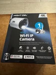 Night Owl Wi-fi Ip 4K Hd Indoor/outdoor Dual Spotlight Camera With 2-WAY Audio. Fixed Price $54.95.
