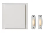 Nutone Line Voltage Wired Doorbell, With (2) Led Lighted White Pushbutton. Fixed Price $17.95.