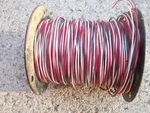20/3 Bell Wire, About 250 Feet Woods Solid Copper On Spool Awg. Fixed Price $85.00.