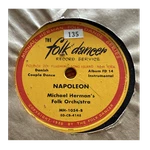 Michael Herman's Folk Orchestra Napoleon Record MH-1054-B Album Fd 14. Fixed Price $8.25.