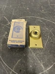 Vintage Edwards Signaling 611 Brass Surface Push Button Doorbell 4X2 Nos. Fixed Price $14.95.