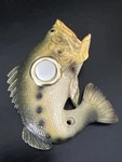 Large Mouth Bass Painted Lighted Push Button Doorbell Cover By Companys Coming. Fixed Price $15.99.
