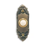 Heath Zenith LE-224-A Wired Doorbell Push Button Lighted Brass Nos. Fixed Price $14.99.