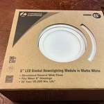 Lithonia Gimbal Downlight Module 3000K 6G1MW Led 30K 90CRI M6 White (new). Fixed Price $12.00.