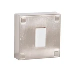 Wired Surface Mount Brushed Polished Nickel Finish Doorbell Push Button With Ill. Fixed Price $14.53.