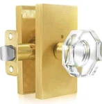 Hiemey Glass Door Knobs Interior Gold Crystal. Fixed Price $39.00.