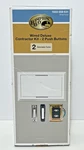 Hampton Bay Wired Deluxe Contractor Doorbell Kit Push Buttons HB-2710403. Fixed Price $10.00.