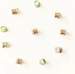 Taidacent 80MM Remote 5V Wireless Coil Only 10 Mixed Leds, Gold. Fixed Price $12.61.