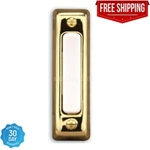 Heathco SL-711-02 Pb Wired Push Button, Front Doorbell Chime Multi Usage. Fixed Price $8.72.