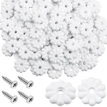 100 Pack Rosette Washers With Screws Mobile Home/rv Ceiling Buttons D.... Fixed Price $44.70.