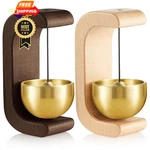 Zonon 2 Pcs Magnetic Wooden Wind Chime Doorbell Decoration Black Walnut,beech. Fixed Price $18.03.