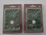 2 Figi Frog Lily Pad Ceramic Illuminated Doorbell Covers 4X3" Nos (B3-F5). Fixed Price $24.99.