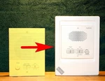 Nutone NRS104WH Remote Station With NF300RWH Adaptor Frame. Fixed Price $32.95.