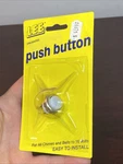 Lee Unlighted Gold Brass Electric Doorbell Wired White Push Button 16 Volt 7/8. Fixed Price $5.90.
