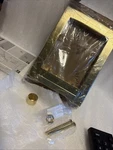Baldwin 0183 Contemporary Door Knocker 044 Satin Brass Open Box (08. Fixed Price $42.00.
