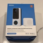 Aosu Video Doorbell Se + Chime V8E2CA11 Wireless Battery Powered White Open Box. Fixed Price $29.90.