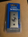 Heath Zenith Wired Nickel Led Lighted Doorbell Push-button SL-708-90. Fixed Price $13.95.