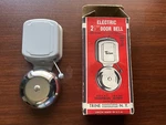 Trine 2.5 Inch Electric Doorbell Original Box Untested. Fixed Price $13.00.