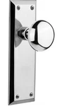 Nostalgic Warehouse New York Door Knob With Long Plate Solid Brass Vintage. Fixed Price $55.00.