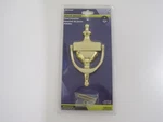 Hillman Solid Bright Brass Door Knocker 7" Model #852393 New. Fixed Price $15.99.