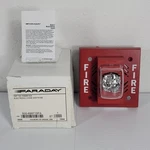 Faraday 5394B1424 Electronic Chime W/ Strobe Fire Alarm Red 500-699715FA. Fixed Price $44.98.