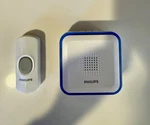 Philips Wireless Doorbell Kit, Battery-operated Reciever, Led Alert Lights. Fixed Price $7.99.