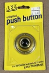Lee BC200 Push Button Door Bell 1-3/4'' Round Brass Finish New. Fixed Price $15.99.
