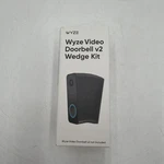 Wyze Lifestyle Video Doorbell Camera V2 Wedge Kit, 3 Mounting Bracket Black. Fixed Price $12.87.