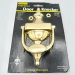 Vintage Stanley Solid Brass Door Knocker 80-4090 Traditional Urn Style Taiwan. Fixed Price $22.55.