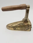 Antique 19TH Century Decorative Brass Slag Iron Coal C.1875. Fixed Price $95.00.