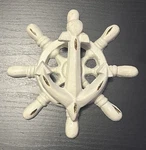 Nautical Ship Wheel Door Knocker Cast Iron Rustic Beach House Decor. Fixed Price $29.99.