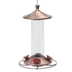 Woodstream 710B Copper Clear Glass Bottle Hummingbird Feeder With Bee Guard. Fixed Price $34.98.