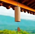 Koshi Style Wind Chime Handmade Bamboo Meditation Bell. Fixed Price $28.79.