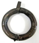 Antique 18TH Century Hand-forged Iron Ankle Shackle Leg Cuff Restraint 5 Inch. Fixed Price $199.00.