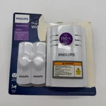 Philips Wireless Doorbell Kit Plug-in Reciever 2 Push Buttons 8 Melodies. Fixed Price $28.00.