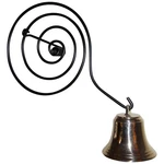 Antique Style Brass Shopkeepers Bell Black. Fixed Price $29.58.