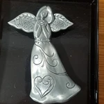 Ganz Silver Angel Door Knocker 5" Tall Pewter Metal Faith Religious. Fixed Price $12.94.