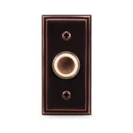 Heath Zenith SL-716-00 Oil Rubbed Bronze Metal Wired Pushbutton Doorbell. Fixed Price $20.48.