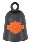 Harley-davidson Solid Orange Script Bar & Shield Logo Ride Bell, Black Finish. Fixed Price $24.95.
