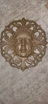 Vintage Garden Goddess French Provincial Cast Iron Gothic Moody Wall Hanger. Fixed Price $79.00.