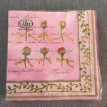 Ideal Home Range Ihr Paper Lunch Napkins "love Letter" Pink Rosebuds 20 Count. Fixed Price $12.50.