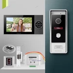 Homsecur 7" 4 Wire Hd Video Doorphone Intercom Bell Camera Night Vision. Fixed Price $253.55.
