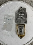 God Bless Our Home House Door Knocker Pewter Gold Tone Metal With Screws. Fixed Price $17.99.