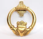 Liffey Artefacts Ireland Hand Crafted Small Brass Claddagh Door Knocker With Box. Fixed Price $39.99.